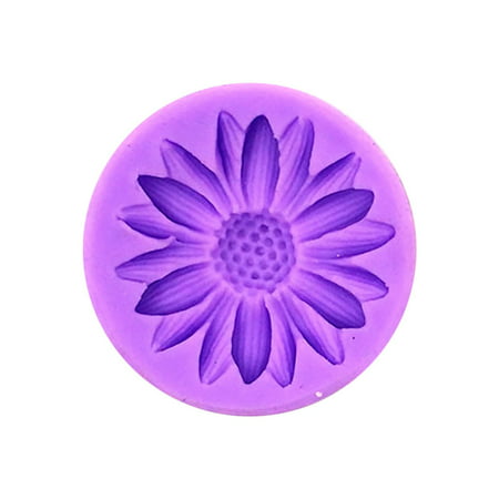 Z#6858，Sunflower Sunflower Chocolate Silicone Mold Cake Decoration Mold Fondant Mold，，P#6858 UQ5