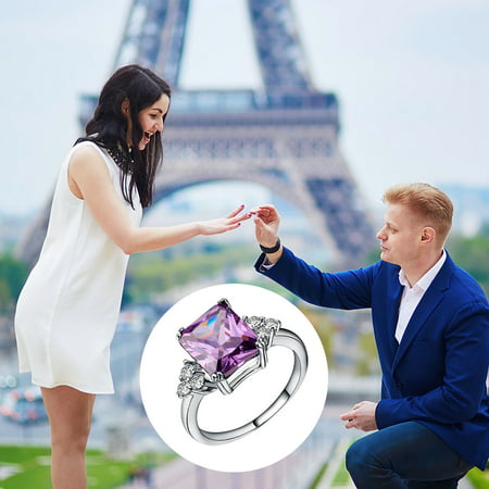 Usupdd Gorgeous Ring Fashion Style Wedding Ring for Lover Jewelry Gift Ring Size 6-10 Usupdd WCC220815-4397