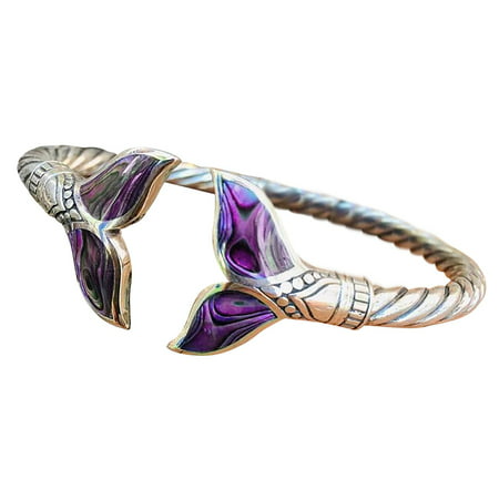 R#6222，Mermaid Tail Bracelet Bracelet Adjustable Opening Bracelet Girls Jewelry Gift，P#6222 SG3