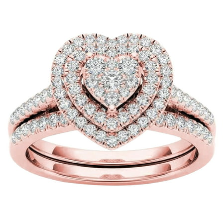 T#4875，Luxury Elegant Fashion Silver Jewelry Bridal Zircon Diamond Elegant Wedding Ring，I#4875 GA6