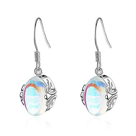 Yrtoes Creative Colorful Stud Earrings Women S Vintage Crystal Round Earrings Accessories Black Friday Deals 9905