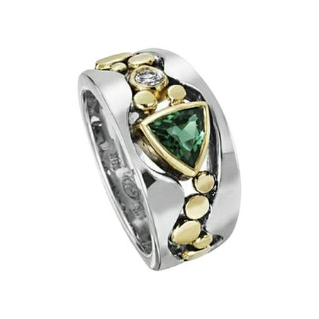 MIANHT Creative Hollow Inlaid Green Zircon Ring Engagement Party Jewelry Size 6-10 - 2022 FashionCreative Hollow Inlaid B-#7263