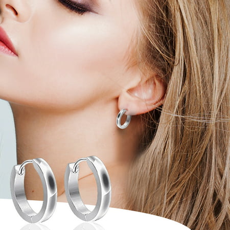 Loopsun Holiday Deals Anklets 6Pcs Fashion Punk Earring Set Stainless Steel Men S Stud Earrings Anniversary Birthday Gifts for Women Girls Wife Mom La