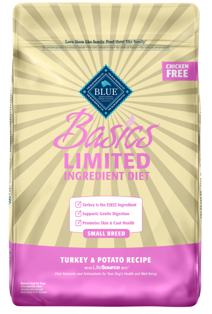 Blue Buffalo Basics Small Breed Adult Turkey  Potato Recipe Dry Dog Food - 22 Lb Bag (2 X 11 Lb Bag)