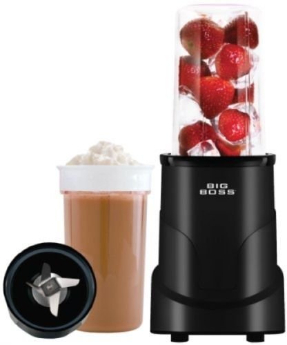 NEW Big Boss 8994 4-Piece Personal Countertop Blender Mixing System, 300-watt, Black
