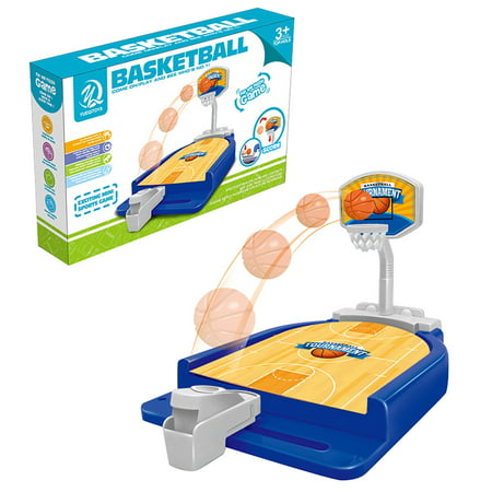 Toys for 2 Year Old Girls Toys for 11 Year Old Boys Finger Ejection Basketball Court Football Mini Desktop Parent-child Interactive on Clearance