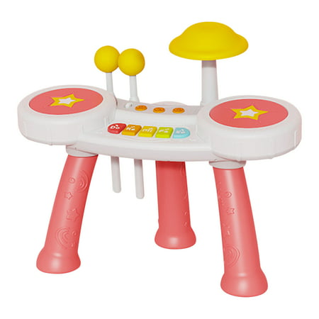Usupdd Children S Jazz Drummer Beat Drums Baby Drums Baby Puzzle Early Education Beat Musical Instruments Toy Music Drums Usupdd 220727-4722