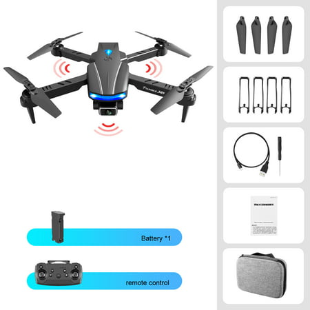 Usupdd S85 Three-sided Obstacle Avoidance UAV Quadcopter Non-Aerial Folding Remote Control Aircraft WLL220810-3119