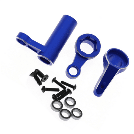 Aluminum Steering Components Saver with Bearing 9545 for 1/8 Traxxas Sledge RC Car Upgrades Parts Blue