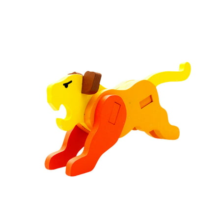 Fiudx Children S Interesting Wooden 3D Animal Three-dimensional Puzzle | Manual Model | Children S Building Block Toy 4962