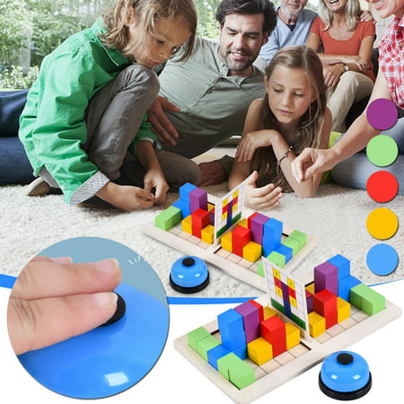 Usupdd Two-person Interactive Building Blocks Children S Tabletop Game Parent-child Competition WLL220810-4722