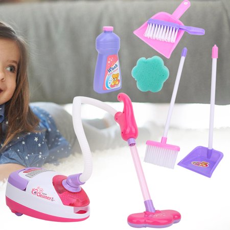 Simulation Cleaning Playset  Pretend Play Toy  Simulation Cleaning Tool for Toddlers for Girls Kids 5999