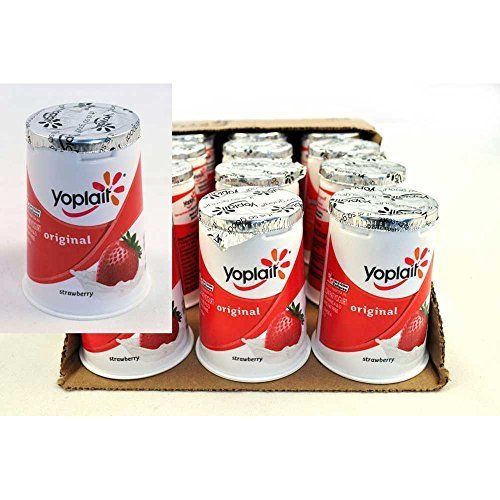 Yoplait Original Strawberry Yogurt, 6 Ounce -- 12 per Case. by General Mills