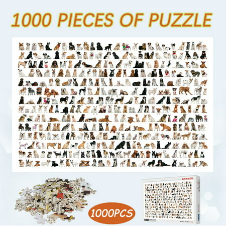 Usupdd 1000 Pieces Puzzle Wooden Puzzle Home Decoration Gift 2mm Thickness WLL220810-1455