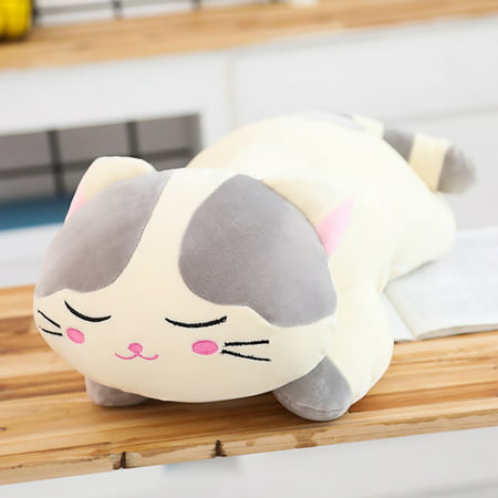 Usupdd Cuddle Pillow Plush Kittens Stuffed Animals Cat Toys WANG220810-7681