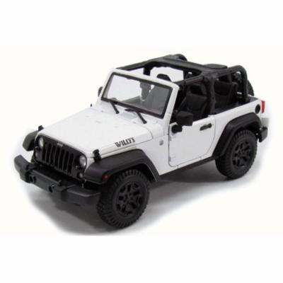 2014 Jeep Wrangler Topless, White - Maisto 31610 - 1/18 Scale Diecast Model Toy Car