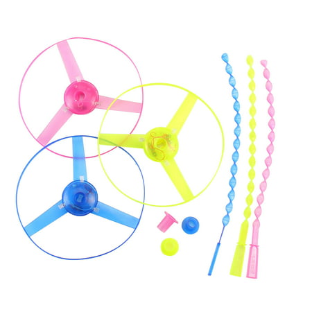 Girls Toys Wooden Toys Luminous Hand-Push Flying Saucer Luminous Flashing Bamboo Classic Toy Nostalgic Lightning Deals of Today