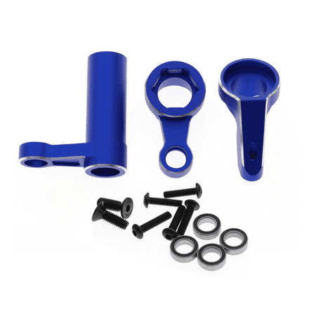 Trjgtas Aluminum Steering Components Saver with Bearing 9545 for 1/8 Traxxas Sledge RC Car Upgrades Parts Blue