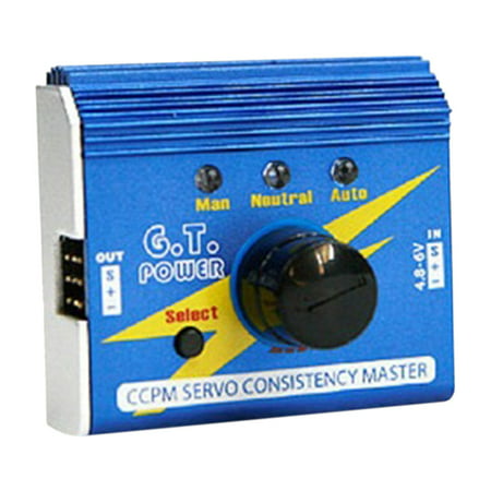 MIANHT Metal Case Multi-function 3CH ESC Servo Tester Digital Analog CCPM Consistency - 2022 Metal Case Multi-function E-#4807