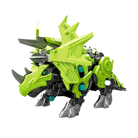 MIANHT DIY Puzzle Building Blocks Assembling Electric Mechanical Dinosaur Toy Model - 2022 Fashion DIY Puzzle Building D-#4742