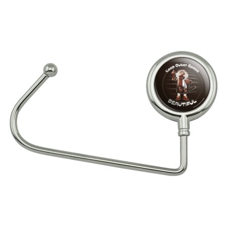 Keep Outer Space Beautiful Fraggle Rock Uncle Traveling Matt Purse Bag Hanger Holder Hook