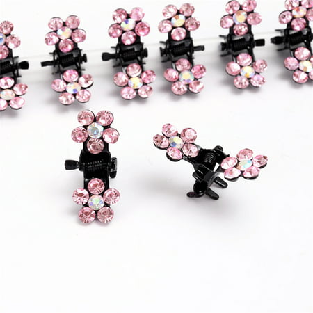MIANHT Rhinestone Side Clip Small Hair Clip Hair Claw Sim-ple Bangs Clip Top Clip Hair - 2022 FashionRhinestone Side Clip B-#8994