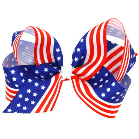 MIANHT American Flag Headband Hair Bow Elastic Hairband for Independence Day - 2022 FashionAmerican Flag Headband B-#6504