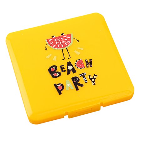 Buodes Portable Cartoon Face Mask Storage Bag Pollution Prevention Not Including Face Mask