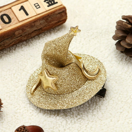 Mittory Children Hairpin Witch Headdress Hat Decoration Hair Accessories Daliy Color #6678
