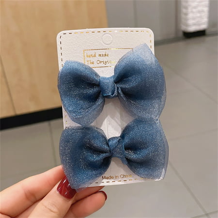 Usupdd Fresh Floral Bow Hairpin Children S Clip Set Cute Bangs Clip Side Clip Hairpin Usupdd WAA220815-3119