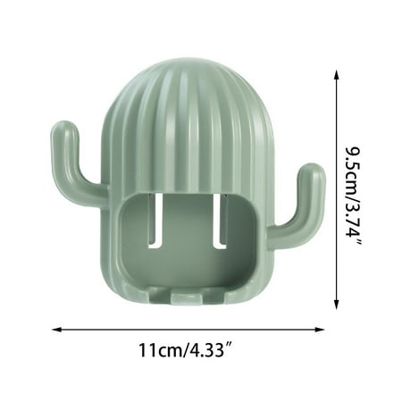 MIANHT Toothbrush Holder Toothbrush Rack Free Perforation Wall Hanging Cactus Suction Wall Hanging - 2022 Toothbrush Holder Toothbrush N-#9905