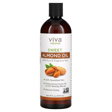 Viva Naturals  Sweet Almond Oil  16 Fl Oz (473 Ml)