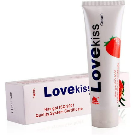 Edible Fruits Flavored Lube Personal Lubricants Water Based Long Lasting Sex Lube for Oral Sex Fantasy  6.8OZ/200ml (Strawberry)