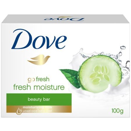 Dove Beauty Bars Go Fresh Touch Cool Moisture 24 Count  3.52 Oz/100 Grams Each