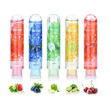 Sex Lubricant Flavored Edible Water-Based Fruit Gel Foreplay Anal Lube Massage