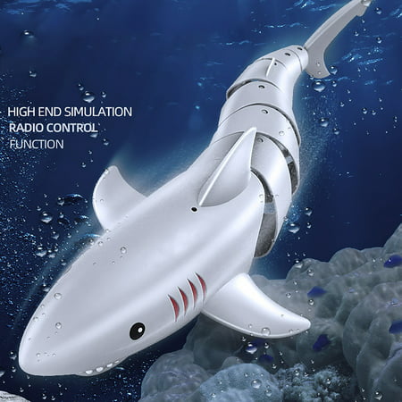 DDgui New Upgraded Remote Control Shark for Pool Toy  High Simulation Shark Animal Toys for Kids DDgui LAA220926-2312