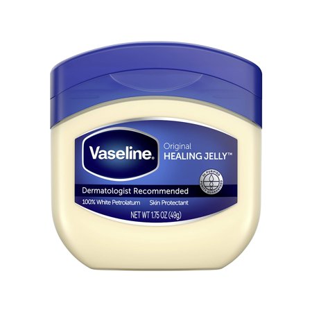 Vaseline Healing Jelly for Dry Skin and Eczema Relief Original 100% Pure Petroleum Jelly 1.75 Oz