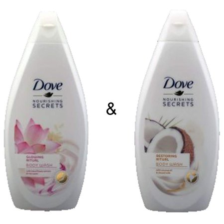 Body Wash Glowing Ritual 500 by Dove & Body Wash Restoring Ritual 500 by Dove