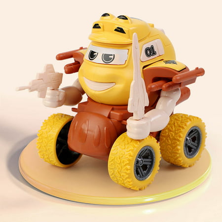 Deformation Toy Car Children S Parent-child Interaction Rotating and Sliding Robot Car 912-lj#7751 Plush Toys for Girls Deformation Toy Car