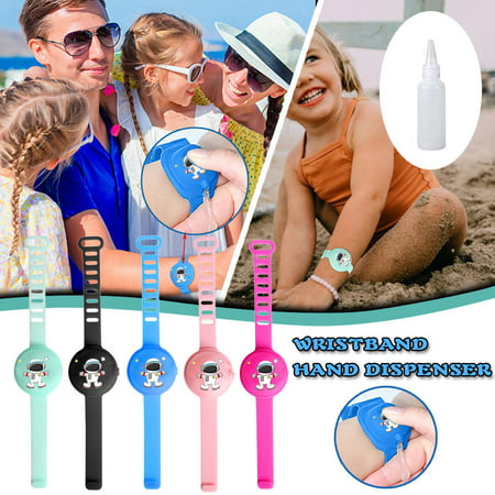 Miximx 5PC Adult Kid Liquid Wristband Hand Dispenser Handwash Gel with Whole Sanitizing - for Gifts  Sport & Recreation 5PC Adult Kid a-a#7681