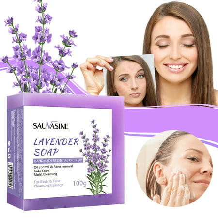 Consumable Beauty Products for Women Handmade French Soap Enriched with Shea Butter and Lavender Nourishes the Skin to Fight Acne and Reduces Inflamma