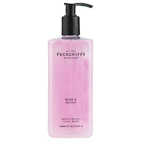 16.9 Fluid Oz Hand Wash (Rose & Peony) - Gentle Cleanser for Sensitive Skin - Moisturizing & Hydrating - All Natural Cruelty Free Hand Wash - Vitamin 