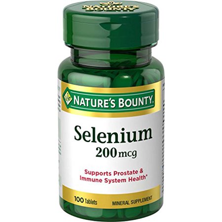 Nature S Bounty Selenium 200 Mcg  100 Tablets (Pack of 3)