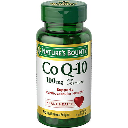 Natures Bounty Co Q-10 Plus Q-Sorb -- 100 Mg - 60 Softgels