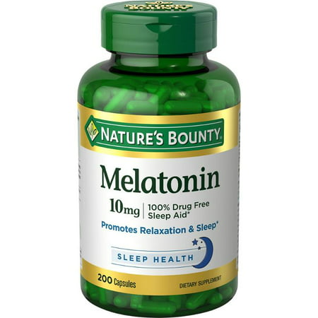 Nature S Bounty Melatonin 10 Mg  200 Capsules