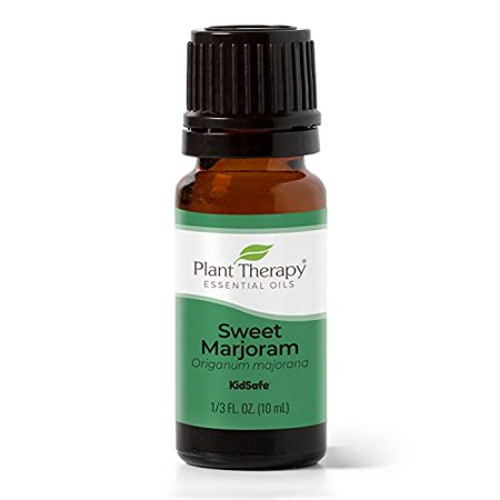 Plant Therapy Marjoram Sweet Essential Oil | 100% Pure  Undiluted  Natural Aromatherapy  Therapeutic Grade | 10 Milliliter (1/3 Ounce)