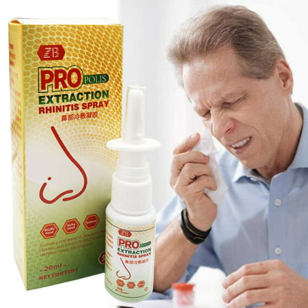 Herbal Propolis Nasal Spray Powerful Treatment Chronic Thinitis & Sinusitis Prevent Sneezing Nose Atomization Spray New Zb Propolis Nasal Spray Nasal 
