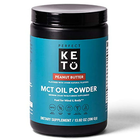 Perfect Keto Peanut Butter MCT Oil Powder