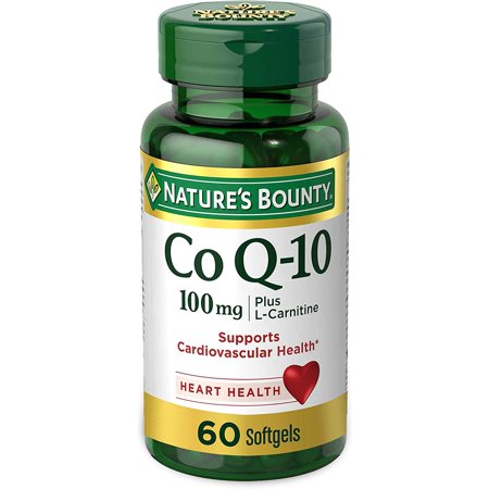 Nature S Bounty Co Q-10 + L-Carnitine Softgels  100 Mg  60 Ct