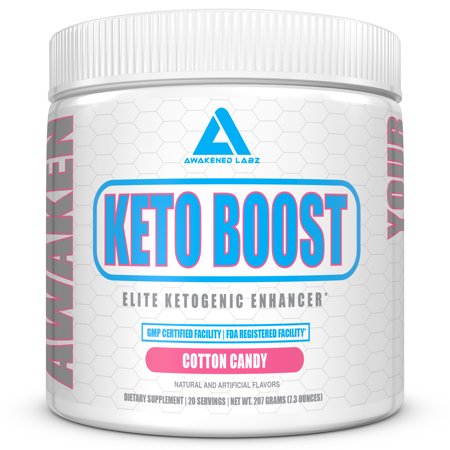 Awakened Labz Keto Boost Elite Ketogenic Enhancer Cotton Candy